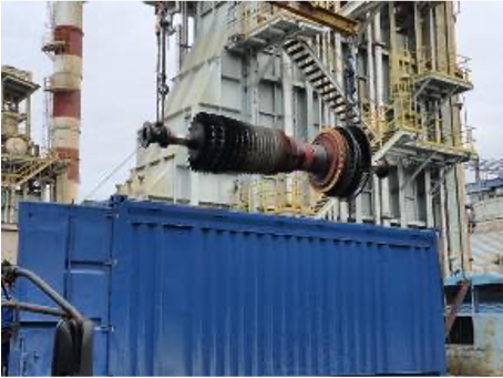 Gas Turbine Repair & Overhaul Rotor repair and overhaul GT H-25