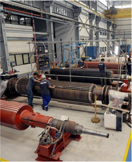 Generator Repair & Overhaul Supply new core iron & rewinding rotor